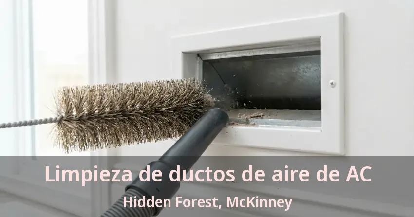 Limpieza de ductos de aire de AC Hidden Forest, McKinney - TX