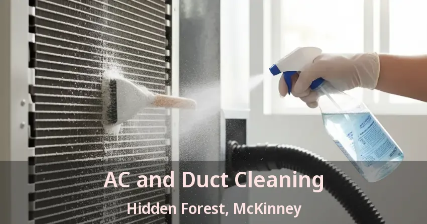 AC and Duct Cleaning Hidden Forest, McKinney - TX