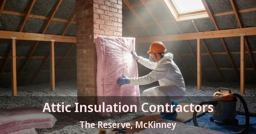 Attic Insulation Contractors The Reserve, McKinney - TX