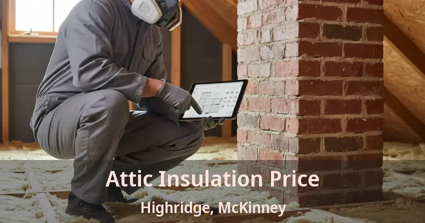 Attic Insulation Price Highridge, McKinney - TX Attic Insulation Price Highridge, McKinney - TX