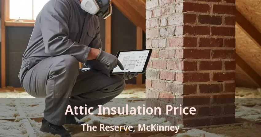 Attic Insulation Price The Reserve, McKinney - TX
