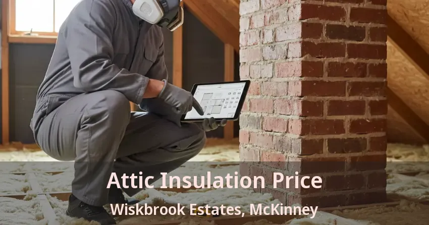 Attic Insulation Price Wiskbrook Estates, McKinney - TX