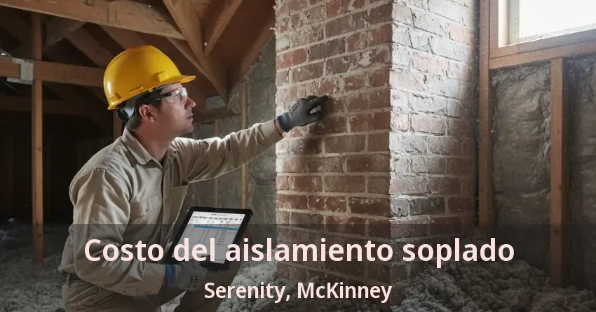 Costo del aislamiento soplado Serenity, McKinney - TX