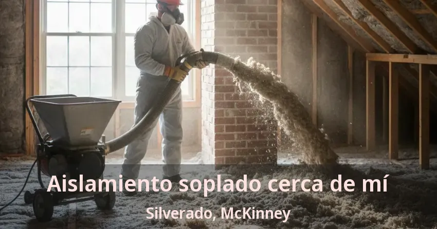 Aislamiento soplado cerca de mí Silverado, McKinney - TX