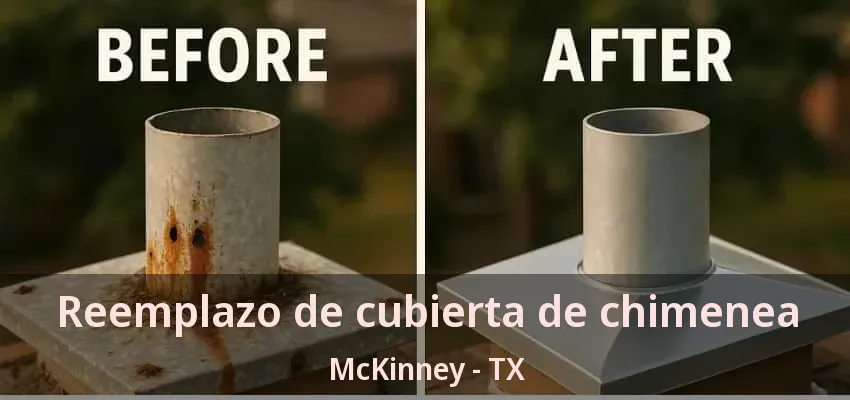 Reemplazo de cubierta de chimenea McKinney - TX Reemplazo de cubierta de chimenea McKinney - TX