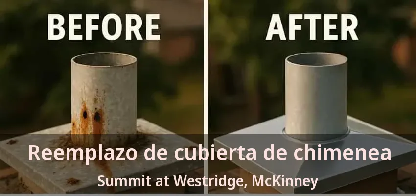 Reemplazo de cubierta de chimenea Summit at Westridge, McKinney - TX Reemplazo de cubierta de chimenea Summit at Westridge, McKinney - TX