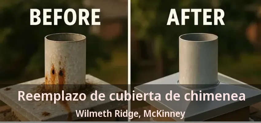 Reemplazo de cubierta de chimenea Wilmeth Ridge, McKinney - TX Reemplazo de cubierta de chimenea Wilmeth Ridge, McKinney - TX
