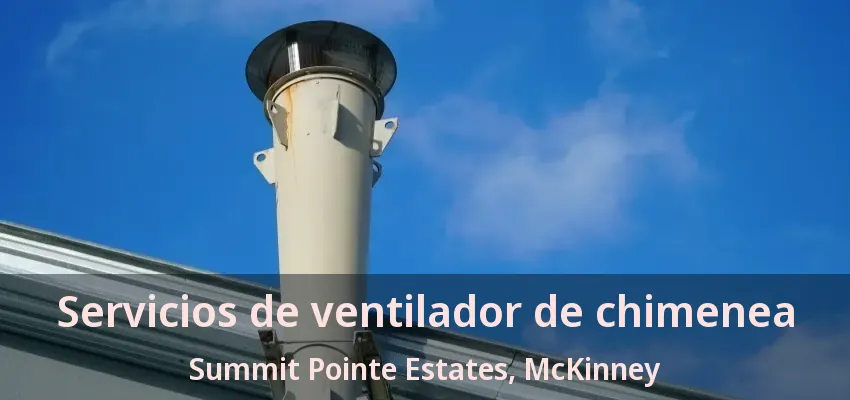 Servicios de ventilador de chimenea Summit Pointe Estates, McKinney - TX Servicios de ventilador de chimenea Summit Pointe Estates, McKinney - TX