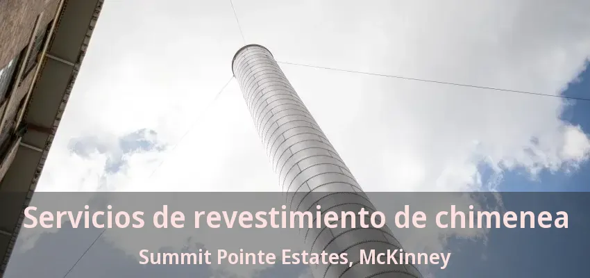Servicios de revestimiento de chimenea Summit Pointe Estates, McKinney - TX