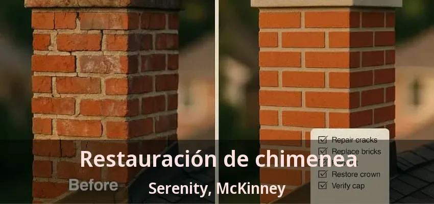 Restauración de chimenea Serenity, McKinney - TX Restauración de chimenea Serenity, McKinney - TX