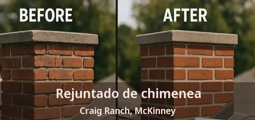 Rejuntado de chimenea Craig Ranch, McKinney - TX