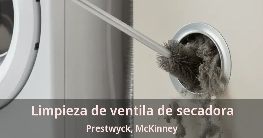 Limpieza de ventila de secadora Prestwyck, McKinney - TX