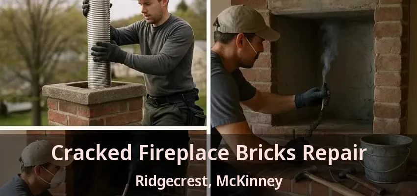 Cracked Fireplace Bricks Repair Ridgecrest, McKinney - TX Cracked Fireplace Bricks Repair Ridgecrest, McKinney - TX
