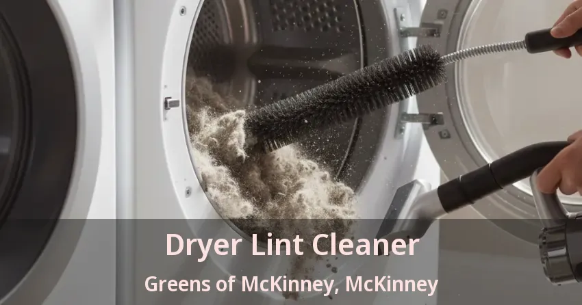Dryer Lint Cleaner Greens of McKinney, McKinney - TX
