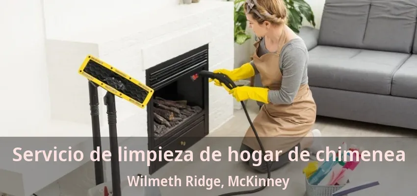 Servicio de limpieza de hogar de chimenea Wilmeth Ridge, McKinney - TX