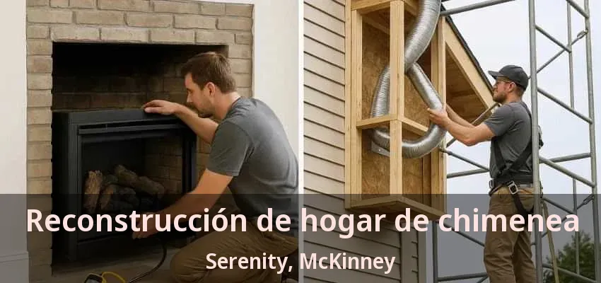 Reconstrucción de hogar de chimenea Serenity, McKinney - TX Reconstrucción de hogar de chimenea Serenity, McKinney - TX