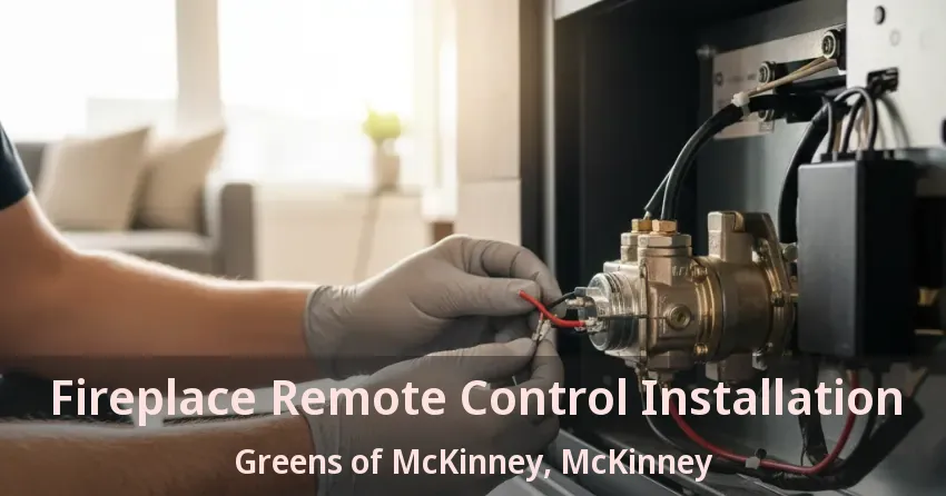 Fireplace Remote Control Installation Greens of McKinney, McKinney - TX