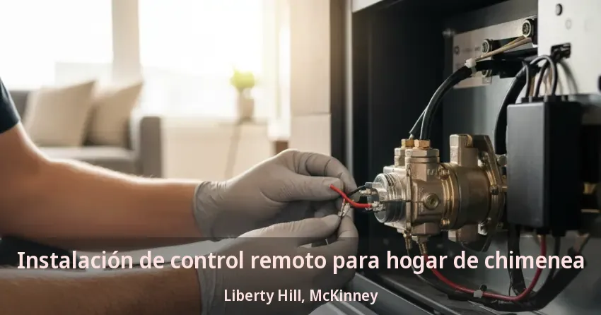 Instalación de control remoto para hogar de chimenea Liberty Hill, McKinney - TX Instalación de control remoto para hogar de chimenea Liberty Hill, McKinney - TX