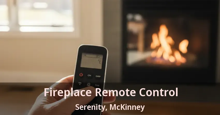 Fireplace Remote Control Serenity, McKinney - TX