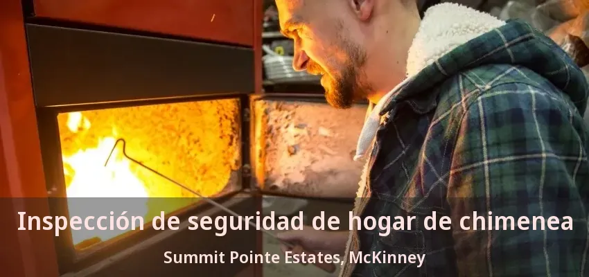Inspección de seguridad de hogar de chimenea Summit Pointe Estates, McKinney - TX