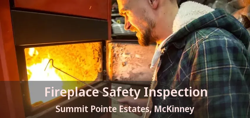Fireplace Safety Inspection Summit Pointe Estates, McKinney - TX