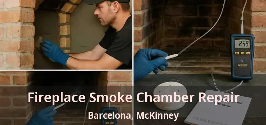 Fireplace Smoke Chamber Repair Barcelona, McKinney - TX