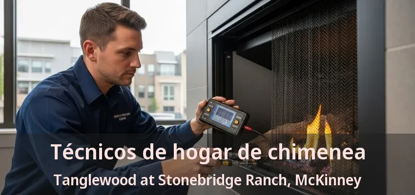 Técnicos de hogar de chimenea Tanglewood at Stonebridge Ranch, McKinney - TX