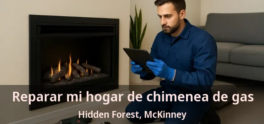 Reparar mi hogar de chimenea de gas Hidden Forest, McKinney - TX