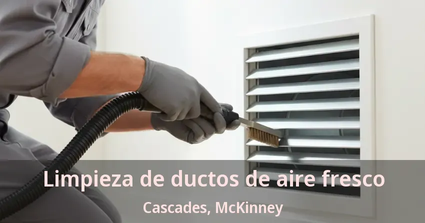 Limpieza de ductos de aire fresco Cascades, McKinney - TX Limpieza de ductos de aire fresco Cascades, McKinney - TX