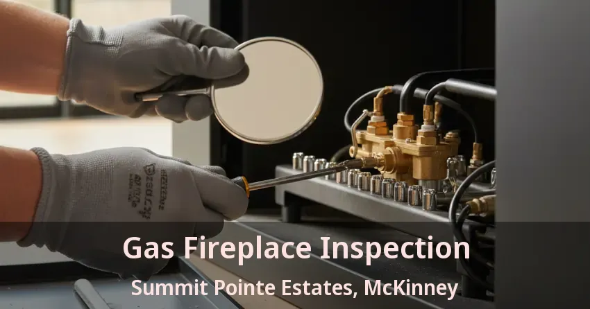 Gas Fireplace Inspection Summit Pointe Estates, McKinney - TX