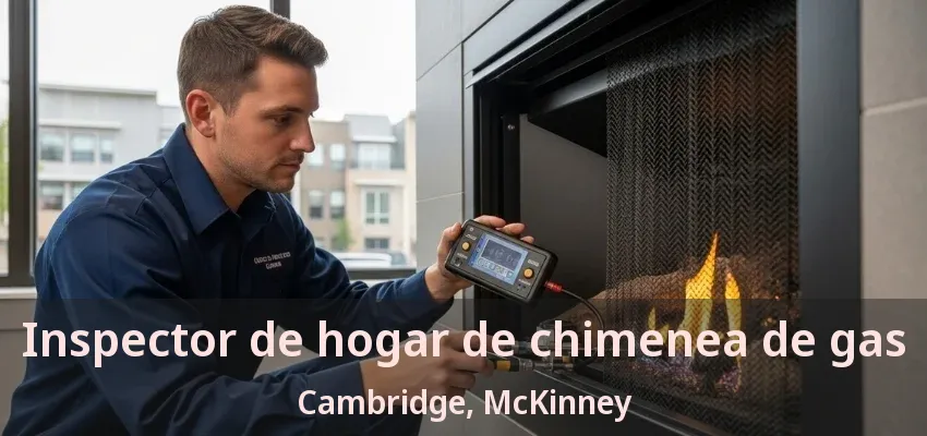 Inspector de hogar de chimenea de gas Cambridge, McKinney - TX