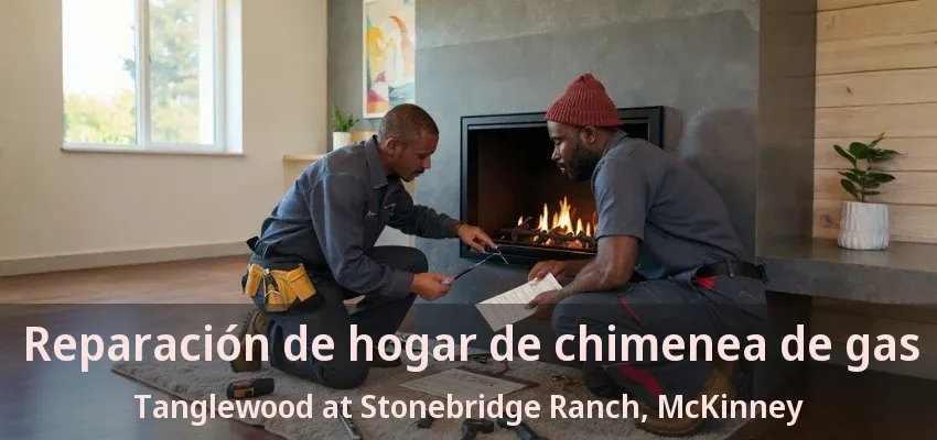 Reparación de hogar de chimenea de gas Tanglewood at Stonebridge Ranch, McKinney - TX