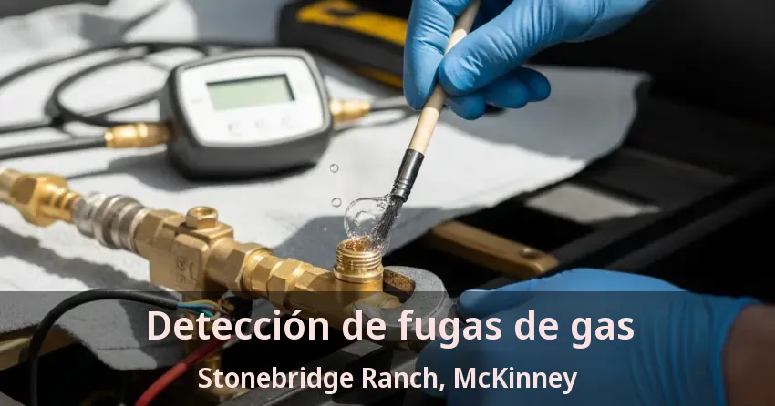 Detección de fugas de gas Stonebridge Ranch, McKinney - TX Detección de fugas de gas Stonebridge Ranch, McKinney - TX