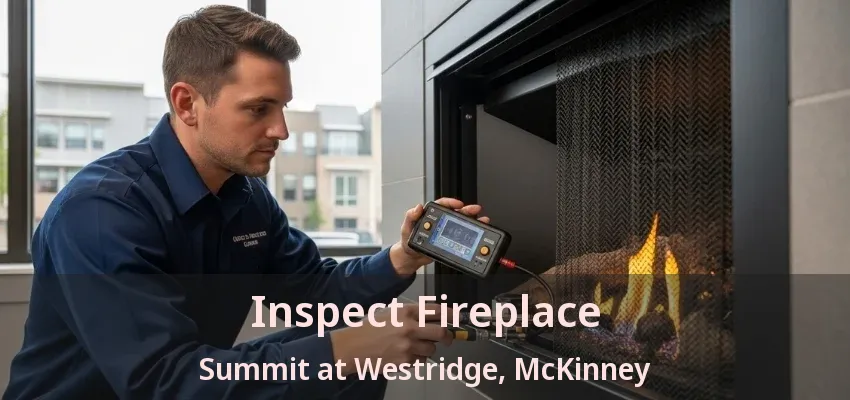 Inspect Fireplace Summit at Westridge, McKinney - TX