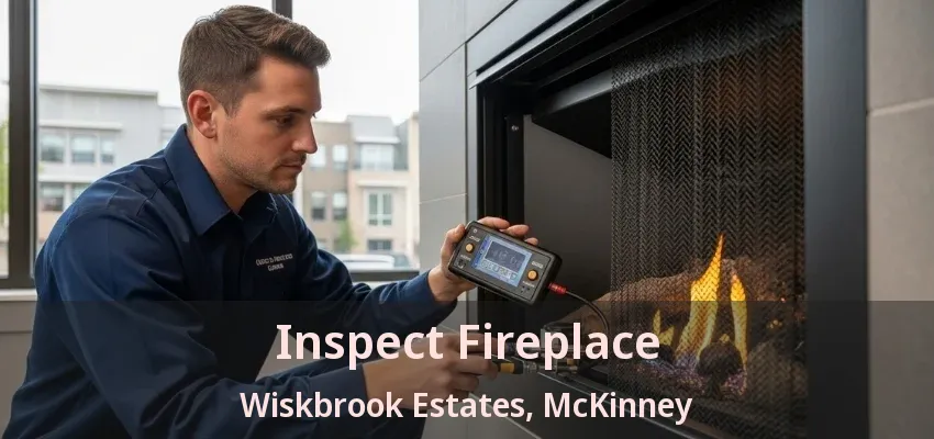 Inspect Fireplace Wiskbrook Estates, McKinney - TX