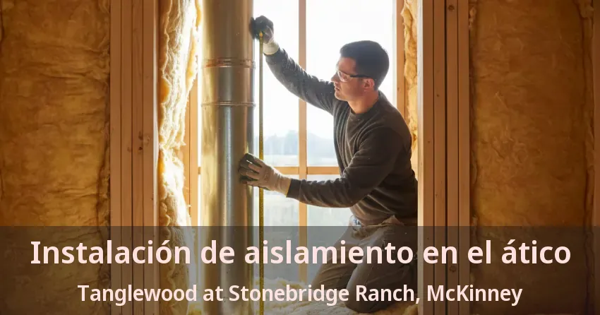 Instalación de aislamiento en el ático Tanglewood at Stonebridge Ranch, McKinney - TX Instalación de aislamiento en el ático Tanglewood at Stonebridge Ranch, McKinney - TX