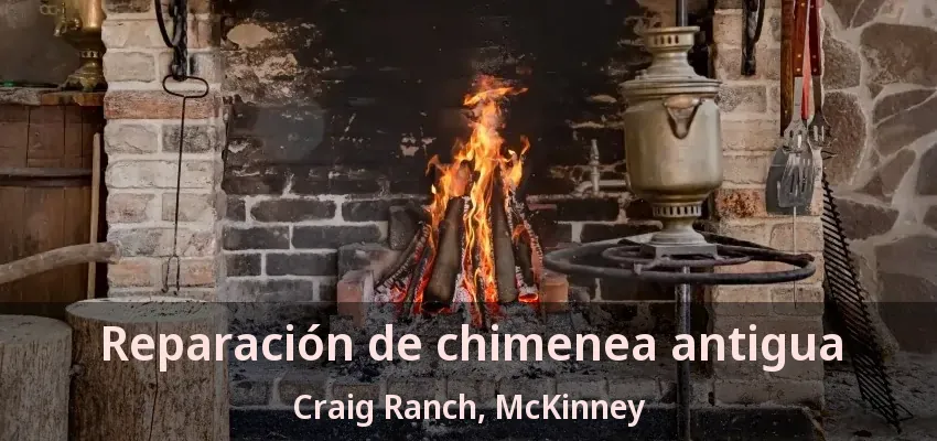 Reparación de chimenea antigua Craig Ranch, McKinney - TX
