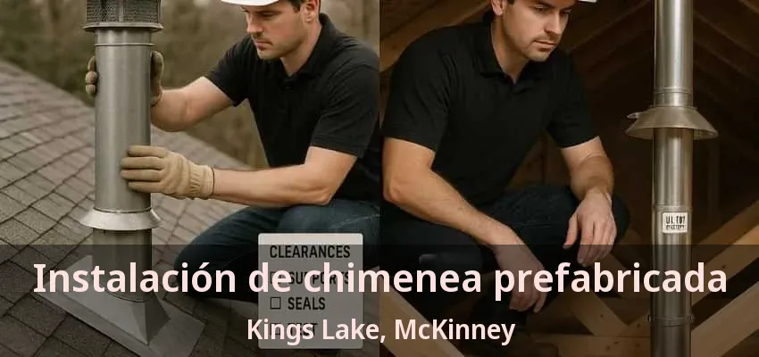 Instalación de chimenea prefabricada Kings Lake, McKinney - TX Instalación de chimenea prefabricada Kings Lake, McKinney - TX
