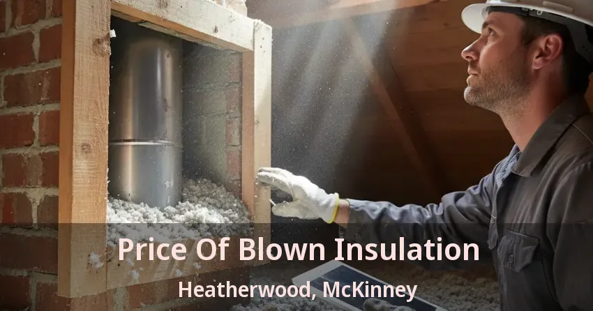 Price Of Blown Insulation Heatherwood, McKinney - TX Price Of Blown Insulation Heatherwood, McKinney - TX