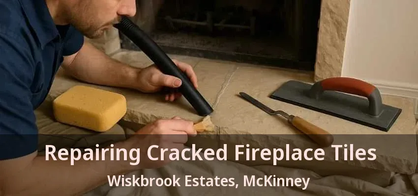 Repairing Cracked Fireplace Tiles Wiskbrook Estates, McKinney - TX Repairing Cracked Fireplace Tiles Wiskbrook Estates, McKinney - TX