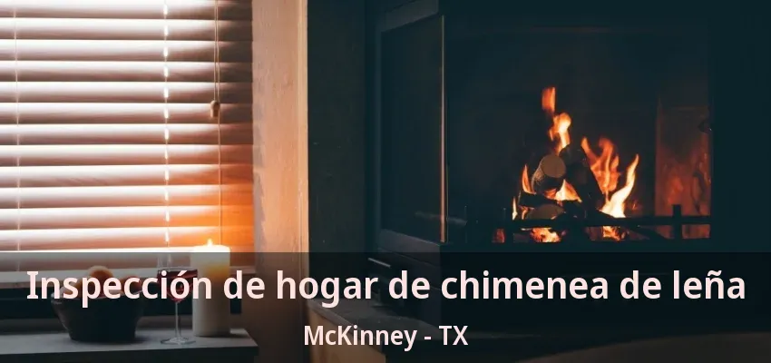 Inspección de hogar de chimenea de leña McKinney - TX Inspección de hogar de chimenea de leña McKinney - TX